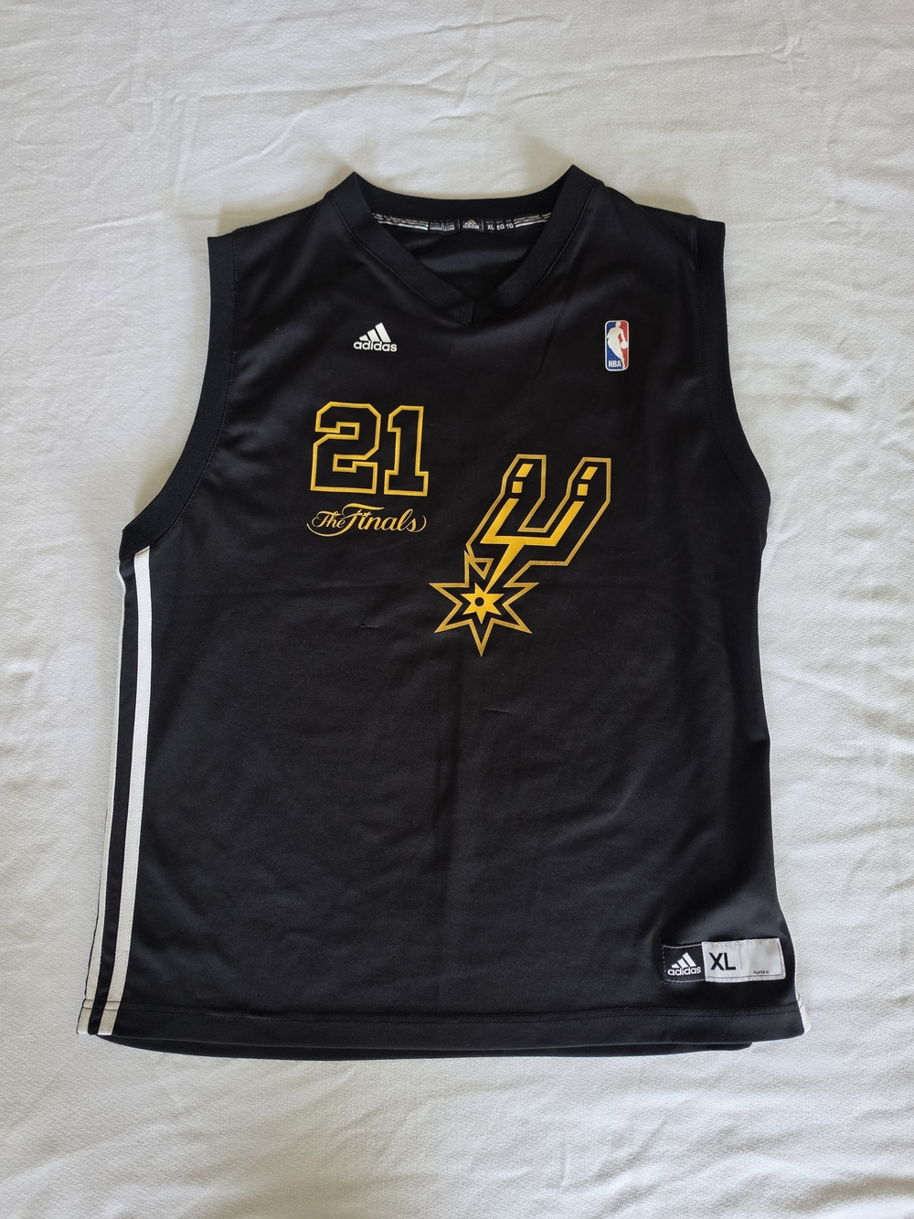 Tim Duncan #21 Adidas SA Spurs 2013 NBA Finals Edition Commemorative Jersey Adu